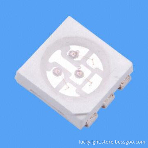 PLCC-6 5050 SMD LED in Blue Color, 2.8 to 3.5V Input Voltage